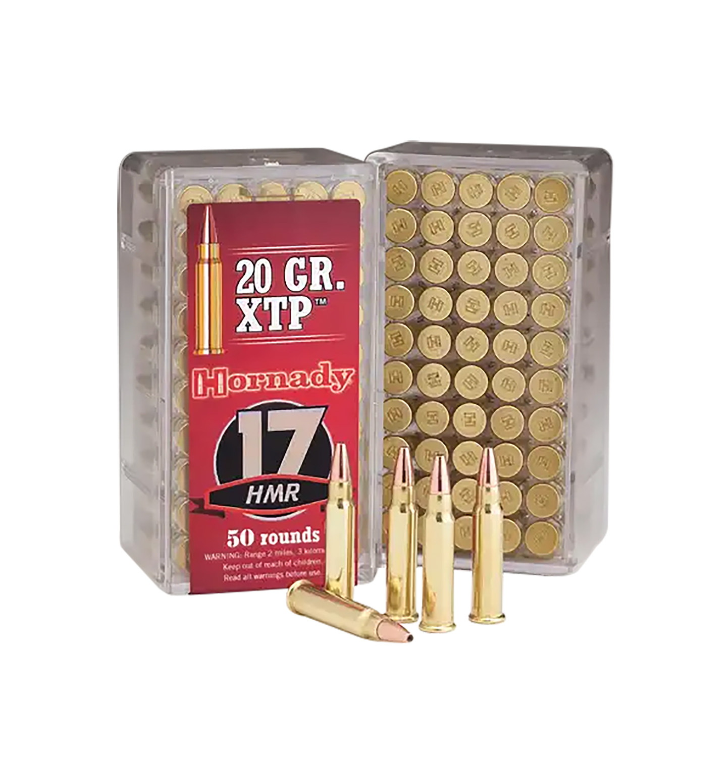 Hornady .17 HMR 20gr XTP Brass – 50rd