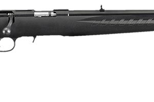 Ruger 8321 American Rimfire Full Size 22 WMR 9+1 22" Satin Blued Steel Barrel & Alloy Steel Receiver w/Integral Scope Mount, Black Fixed Synthetic Stoc Right Hand