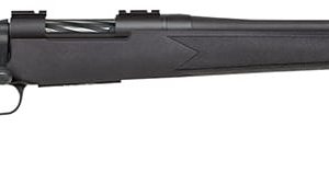 Mossberg 27843 Patriot Full Size 22-250 Rem 5+1 22" Matte Blued Fluted Barrel, Drilled & Tapped Matte Blued Stainless Steel Receiver, Black Fixed Synthetic Stock, Right Hand