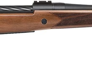 Mossberg 27882 Patriot Full Size 270 Win 5+1 22" Matte Blued Fluted Barrel, Drilled & Tapped Matte Blued Stainless Steel Receiver, Walnut Fixed Stock, Right Hand