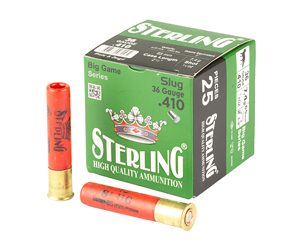 STERLING BIG GAME 410 SLUG 25/500