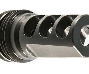 SilencerCo Hybrid ASR Muzzle Brake, 5/8x24, .338 Caliber, Black, AC857