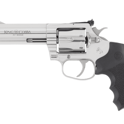 COLT KING COBRA TARGET 357MAG  STAINLESS 6RD - HOGUE