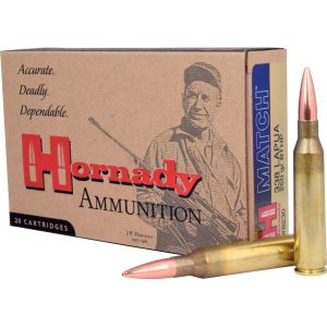 HORNADY 338 LAPUA MAG 250 GR BTHP MATCH™ 20RD/BX 6BX/CS