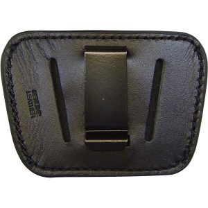 Leather Belt Slide Holster, .22/.25/.32/.380 Caliber Handguns, Ambidextrous