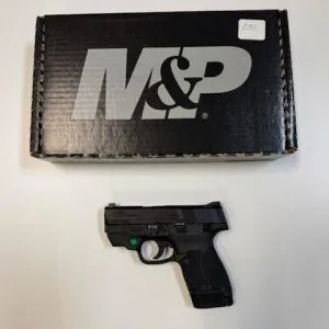 (PRE OWNED) S&W M&P 9 SHIELD M2.0 w/ Crimson Trace Green Laser