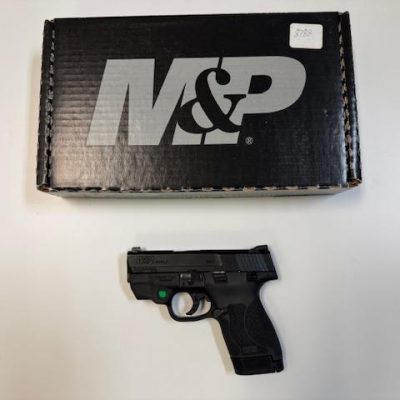 (PRE OWNED) S&W M&P 9 SHIELD M2.0 w/ Crimson Trace Green Laser
