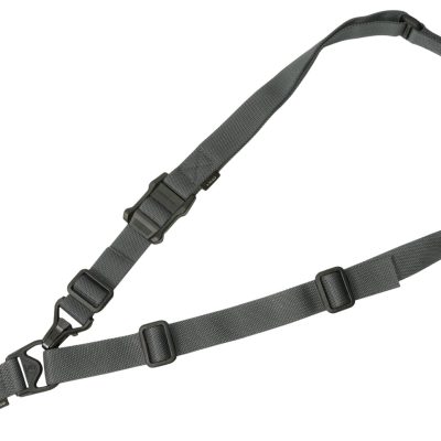 Magpul MAG515GRY MS3 Single QD Sling GEN2 Gray Nylon 48″-60″ OAL Adjustable One-Two Point Rifle