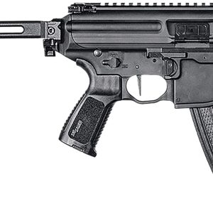 Sig Sauer PMPX4B9 MPX K 9mm Luger Caliber with 4.50" Barrel, 30+1 Capacity, Black Hard Coat Anodized Metal Finish, Folding Pivoting Contour Brace Stock & Black Polymer Grip Right Hand