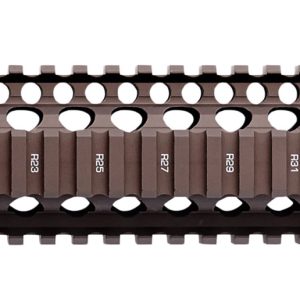 Daniel Defense 0100408020011 MK18 RIS II Handguard 9.55" 2-Piece, Free-Floating Style Made of 6061-T6 Aluminum with Flat Dark Earth Anodized Finish & Picatinny Rail for AR-15