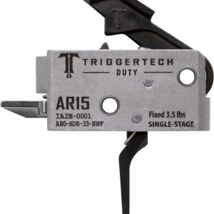 TriggerTech AH0SDB33NNF Duty Flat Trigger Single-Stage 3.50 lbs Draw Weight Fits AR-15