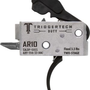 TriggerTech AHTTDB33NNC Duty Curved Trigger Two-Stage 3.50 lbs Draw Weight Fits AR-10