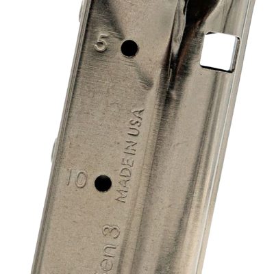 Shield Arms SAS15NGEN3 S15 Magazine Gen 3 15rd Flush 9mm Luger Fits Glock 48/43X Nickel Steel