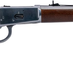 Heritage Mfg H92045189 92 Ranch Hand 45 Colt (Long Colt) 8rd 18" Stainless Polished Barrel, Stainless Polished Receiver, Fixed Hardwood Stock