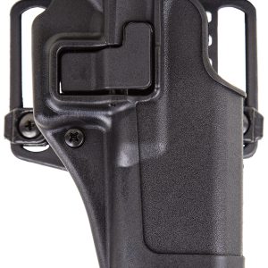 Blackhawk 410525BKR Serpa CQC OWB Size 25 Matte Black Polymer Belt Loop/Paddle Fits S&W M&P/SD Right Hand