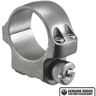 Ruger 90293 3KTG Scope Ring  Silver 1″ Low