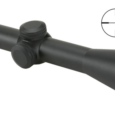 Trijicon 200002 AccuPoint Black Hardcoat Anodized 3-9x 40mm 1" Tube Illuminated Duplex Crosshair w/Green Dot Reticle