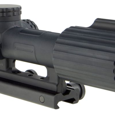 Trijicon 1600005 VCOG Black Hardcoat Anodized 1-6x 24mm LED Illuminated Red Horseshoe Dot w/Crosshair 308 175gr Reticle