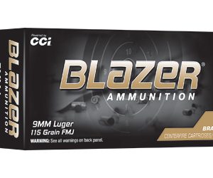 BLAZER BRASS 9MM 115GR FMJ 100/1000