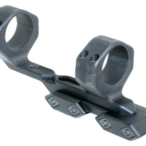 Timber Creek Outdoors E1CSM1BL20MOA Enforcer Cantilever Scope Mount Picatinny Rail Black Aluminum 20 MOA