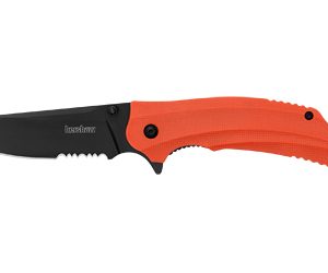 KERSHAW BARRICADE SRTD 3.5" ORG/BLK