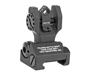 TROY FLDNG REAR DI-OPTC SGHT TRIT BK