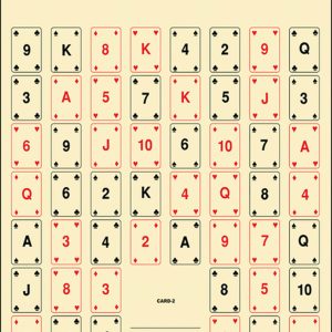 Action Target CARD2100 Entertainment  52 Playing Cards Paper 22.50" x 24" Multi-Color 100 Per Box