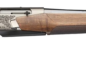 Browning 039009226 BAR MK4 Medallion 30-06 Springfield 4+1 22″ Polished Blued Fluted Barrel, Satin Nickel Engraved Aluminum Alloy Drilled & Tapped Receiver, Grade III Turkish Walnut Adj Shim Stock