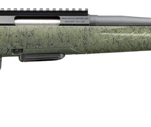 Glenfield 52008 Model A Full Size 223 Rem 5+1 20" Matte Black Threaded Barrel, Matte Black Alloy Steel Receiver w/Picatinny Rail, Moss Green Splatter Fixed Synthetic Stock, Right Hand