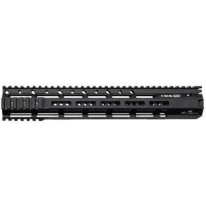 BCM RAIDERM13556BLK RAIDER-M13 Rail Black Anodized 13.00 M-LOK Free-Floating Style Made of Aluminum for AR-Platform