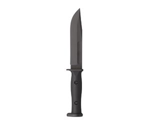 KBAR SLABBY FIXED 6.86" BLK W/SHEATH