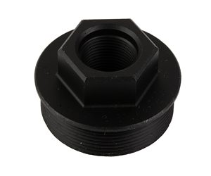 YHM 1/2"-28 CRBNE ADPTR SDWNR M2 BLK