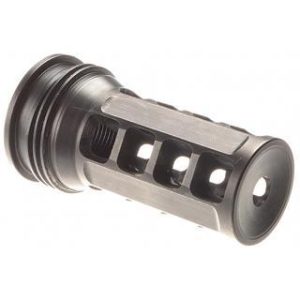 HUXWRX QD Muzzle Brake, 338, 5/8x24, Titanuim, Black, 1647