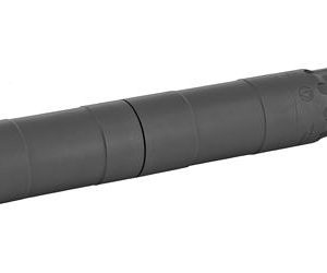 Rugged Suppressors Obsidian9 9mm Luger Suppressor with 1/2 X 28 Piston and ADAPT Module - Black High Temp Cerakote