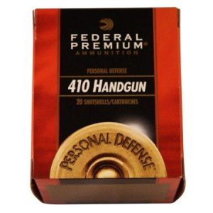 Personal Defense .410 Bore 7/16 Oz Lead Buckshot Centerfire Pistol Ammo 20 Rounds PD412JGE