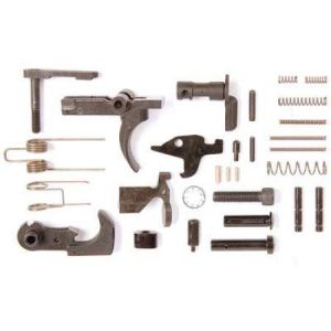 LBE Unlimited 223 Rem/556NATO Lower Parts Kit W/o Trigger Guard or Pistol Grip, Black, LBAR15LPK