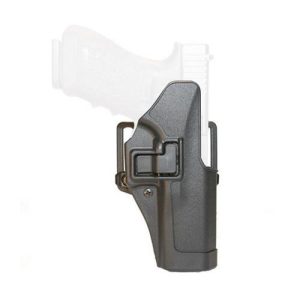 BLACKHAWK! Serpa CQC Glock 42 Outside the Waistband Right Hand Holster - Black