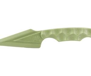 Stroup Knives, Ultralite Non-Metallic, Fixed Blade Knife, 3.75" Dagger Blade, 7.5" Overall Length, Zytel Blade, Plain Edge, Matte Finish, Olive Drab Green, Includes Kydex Sheath