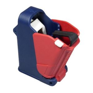 Maglula UpLULA Universal 9mm Luger/45 Auto (ACP) Speedloader - USA Flag - Red/White/Blue