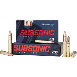 Hornady Subsonic, .350 Legend, Sub-X, 250 Grain, 20 Rounds