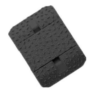 Magpul Industries MAG1365-BLK Rail Covers Type 2 Half Slot for M-LOK, Black Aggressive Textured Polymer, Black, MAG1365-BLK