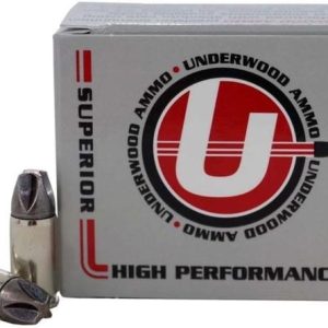 Underwood Ammo Xtreme Defender Platinum Edition .380 ACP 68 Grain Solid Monolithic Nickel Plated Brass Cased Pistol Ammo, 20 Rounds, 678