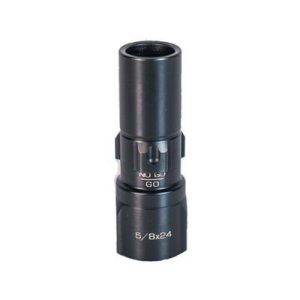 Rugged Suppressors 3-Lug Adapter, 45 ACP, 5/8in-24 Tpi Threads, Black,
