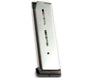Wilson Combat 47D 1911 .45 ACP 8-Round Full-Size Magazine with Standard Base, Stainless, 47D