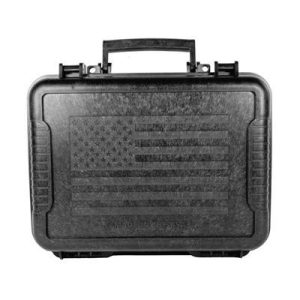 The Outdoor Connection Flag Hard Pistol Case 11 in Black 10017