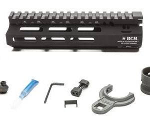 Bravo Company MFG MCMR M-LOK Compatible Modular Rail, 7 Inch, Steel Barrel Nut/Hardware/Sling Mount, Black, BCM-MCMR-7-556-BLK