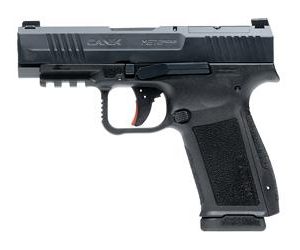 CANIK, METE MC9LS, Semi-automatic, Striker Fired, Polymer Frame Pistol, Compact, 9MM, 3.64" Barrel, Nitride Finish, Black, Optic Ready, White Dot Front Sight, Blackout Rear Sight, 2 Magazines, 17 Rounds