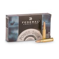 Federal Premium Power-Shok .308 Winchester 180 Grain Jacketed Soft Point Centerfire Rifle Ammo, 20 Rounds, 308B