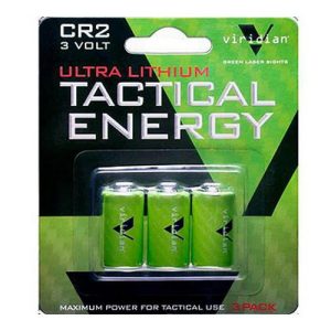 Viridian Weapon Technologies Tactical Energy+, CR2 Lithium Battery, 3-Pack, 350-0004