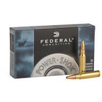 Federal Premium Power-Shok .308 Winchester 150 Grain Jacketed Soft Point Centerfire Rifle Ammo, 20 Rounds, 308A